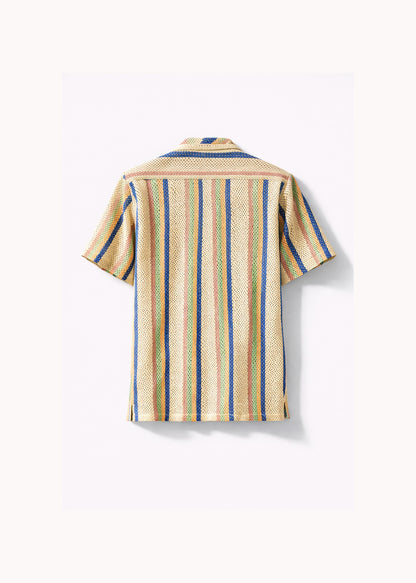 Crochet Stripe Shirt